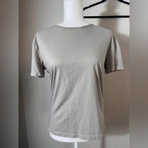 Zara cotton tee grey 0722315 sz Small